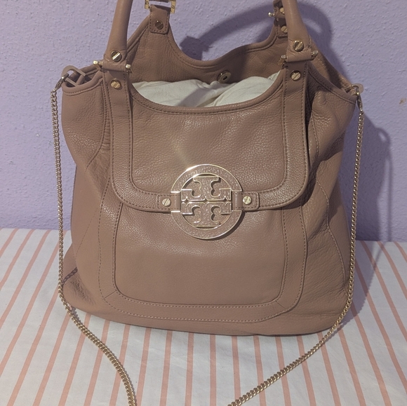 Tory Burch Pink Leather Shoulder Bag - Picture 4 of 8
